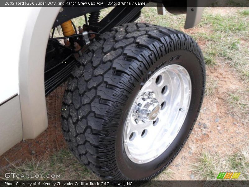Oxford White / Camel 2009 Ford F350 Super Duty King Ranch Crew Cab 4x4