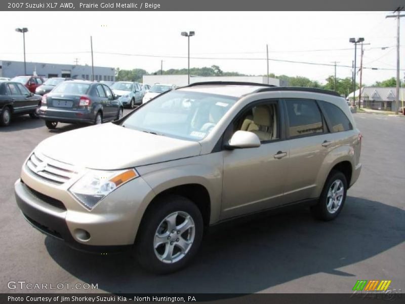 Prairie Gold Metallic / Beige 2007 Suzuki XL7 AWD