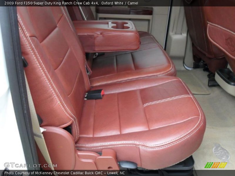 Oxford White / Camel 2009 Ford F350 Super Duty King Ranch Crew Cab 4x4