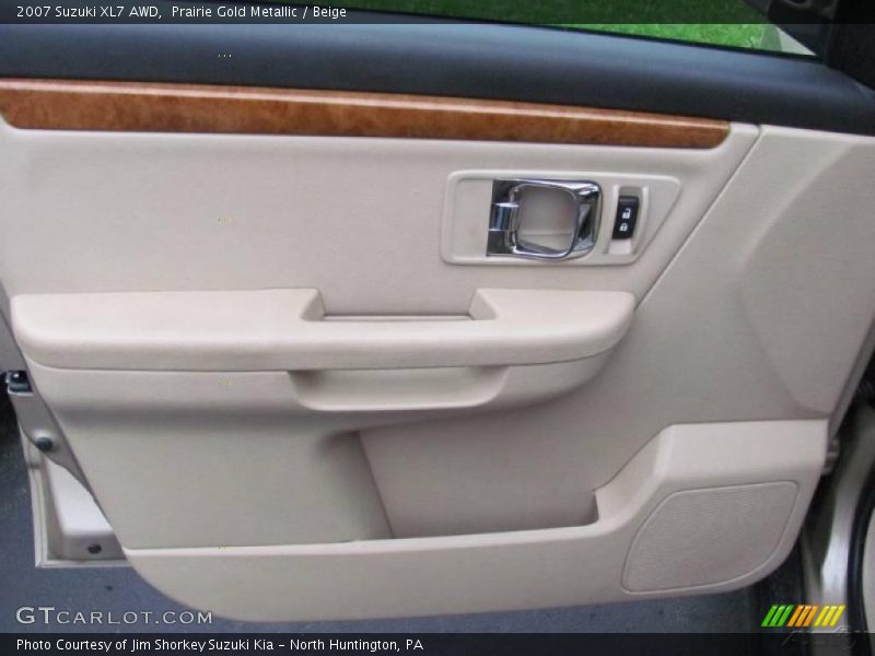 Prairie Gold Metallic / Beige 2007 Suzuki XL7 AWD