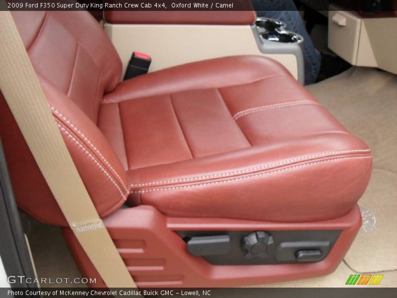 Oxford White / Camel 2009 Ford F350 Super Duty King Ranch Crew Cab 4x4