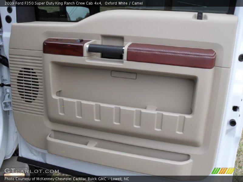 Oxford White / Camel 2009 Ford F350 Super Duty King Ranch Crew Cab 4x4