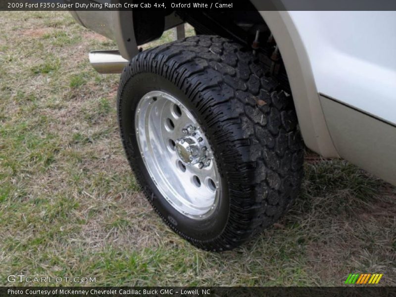 Oxford White / Camel 2009 Ford F350 Super Duty King Ranch Crew Cab 4x4