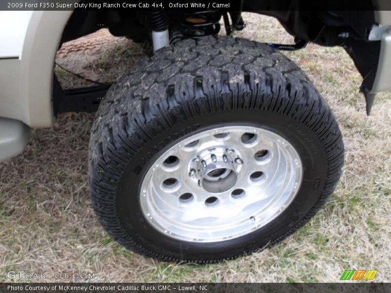 Oxford White / Camel 2009 Ford F350 Super Duty King Ranch Crew Cab 4x4