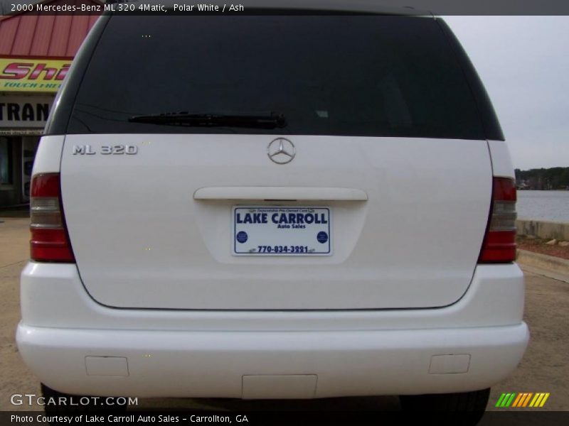 Polar White / Ash 2000 Mercedes-Benz ML 320 4Matic