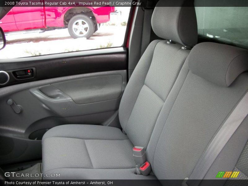 Impulse Red Pearl / Graphite Gray 2008 Toyota Tacoma Regular Cab 4x4