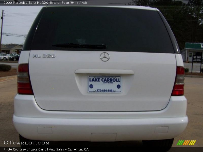 Polar White / Ash 2000 Mercedes-Benz ML 320 4Matic