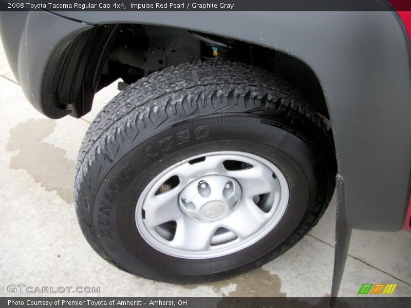 Impulse Red Pearl / Graphite Gray 2008 Toyota Tacoma Regular Cab 4x4