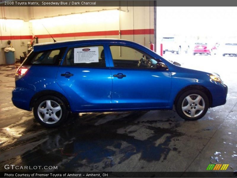 Speedway Blue / Dark Charcoal 2008 Toyota Matrix