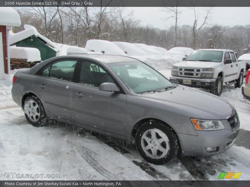 Steel Gray / Gray 2006 Hyundai Sonata GLS V6