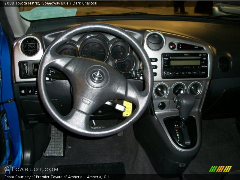 Speedway Blue / Dark Charcoal 2008 Toyota Matrix