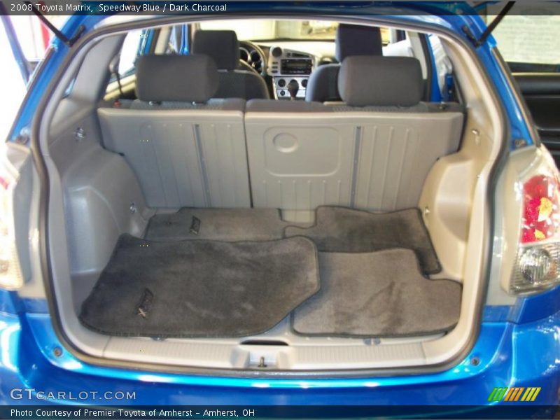 Speedway Blue / Dark Charcoal 2008 Toyota Matrix