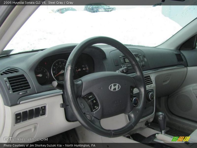 Steel Gray / Gray 2006 Hyundai Sonata GLS V6