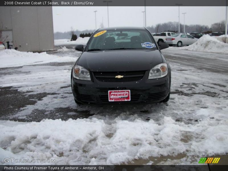 Black / Ebony/Gray 2008 Chevrolet Cobalt LT Sedan