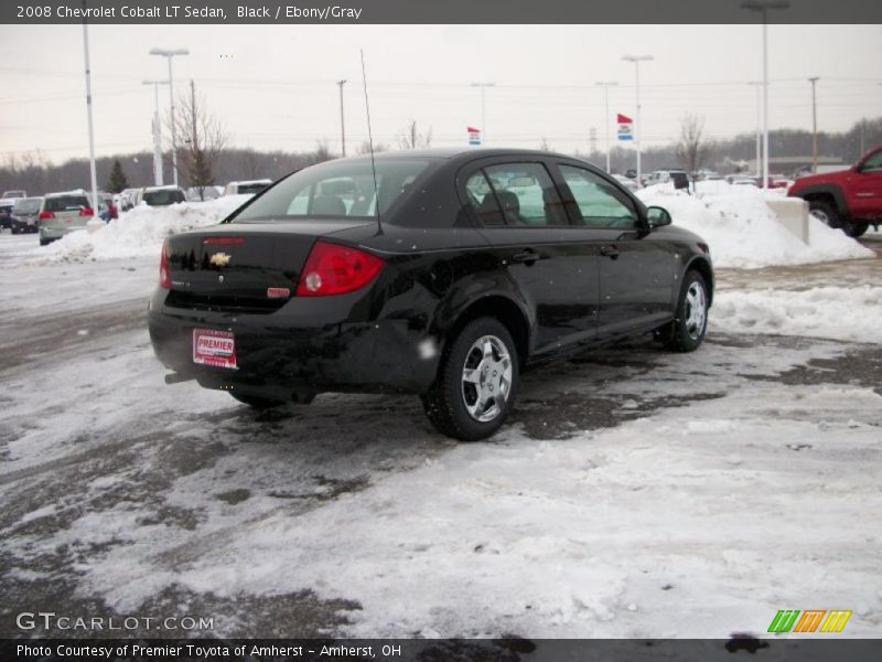 Black / Ebony/Gray 2008 Chevrolet Cobalt LT Sedan