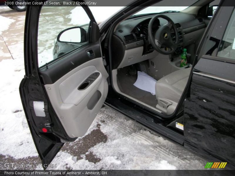 Black / Ebony/Gray 2008 Chevrolet Cobalt LT Sedan