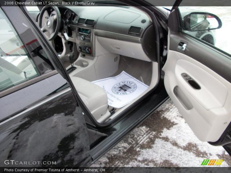 Black / Ebony/Gray 2008 Chevrolet Cobalt LT Sedan