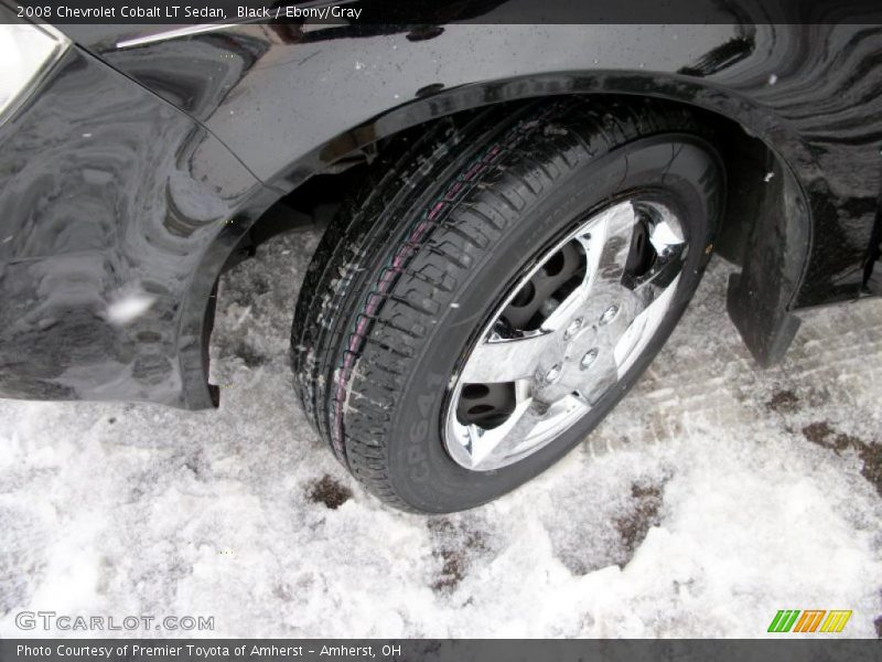 Black / Ebony/Gray 2008 Chevrolet Cobalt LT Sedan