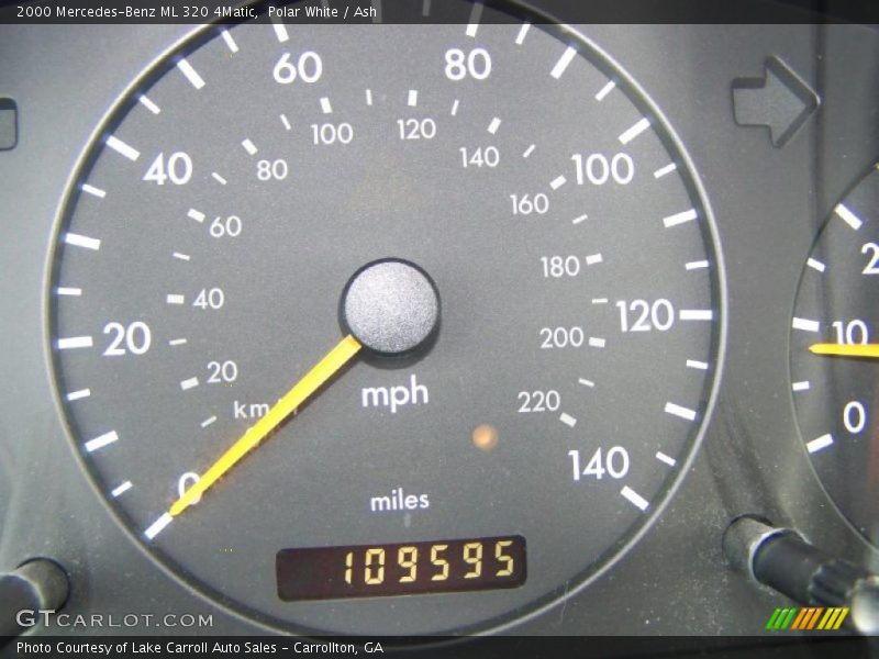 Polar White / Ash 2000 Mercedes-Benz ML 320 4Matic