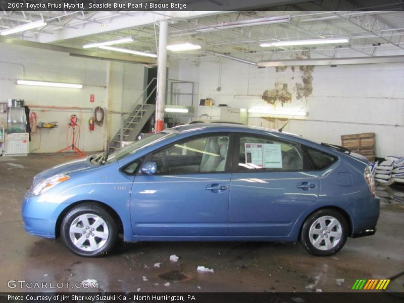 Seaside Blue Pearl / Bisque Beige 2007 Toyota Prius Hybrid