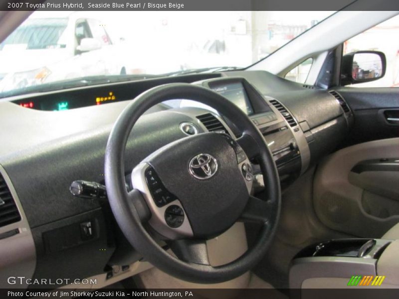 Seaside Blue Pearl / Bisque Beige 2007 Toyota Prius Hybrid