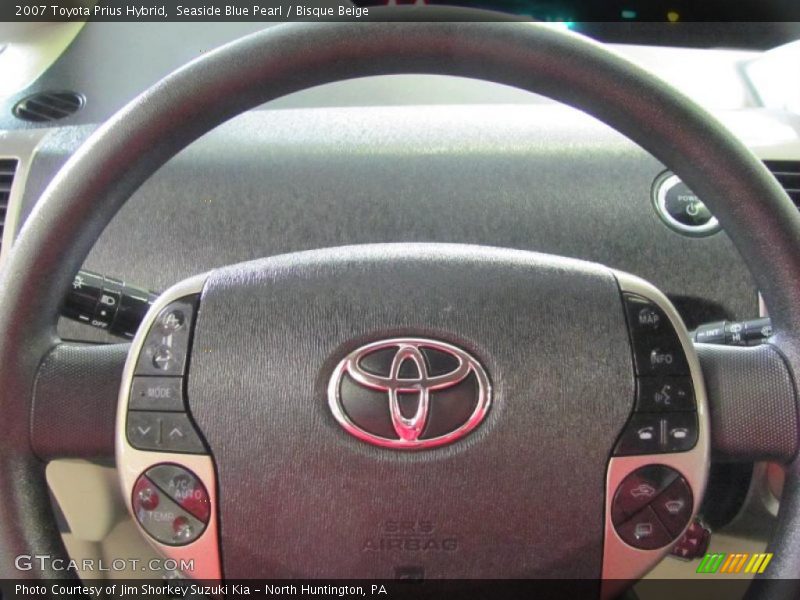 Seaside Blue Pearl / Bisque Beige 2007 Toyota Prius Hybrid