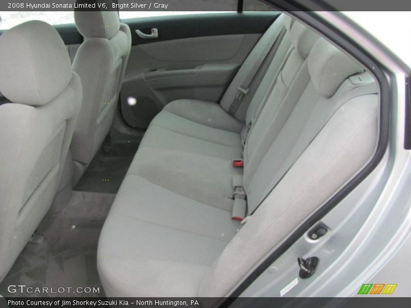 Bright Silver / Gray 2008 Hyundai Sonata Limited V6