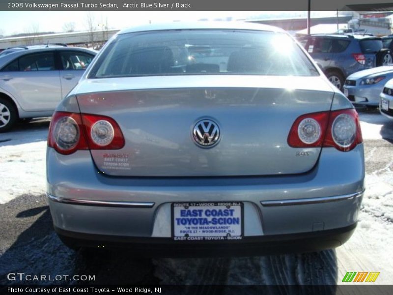 Arctic Blue Silver / Black 2008 Volkswagen Passat Turbo Sedan