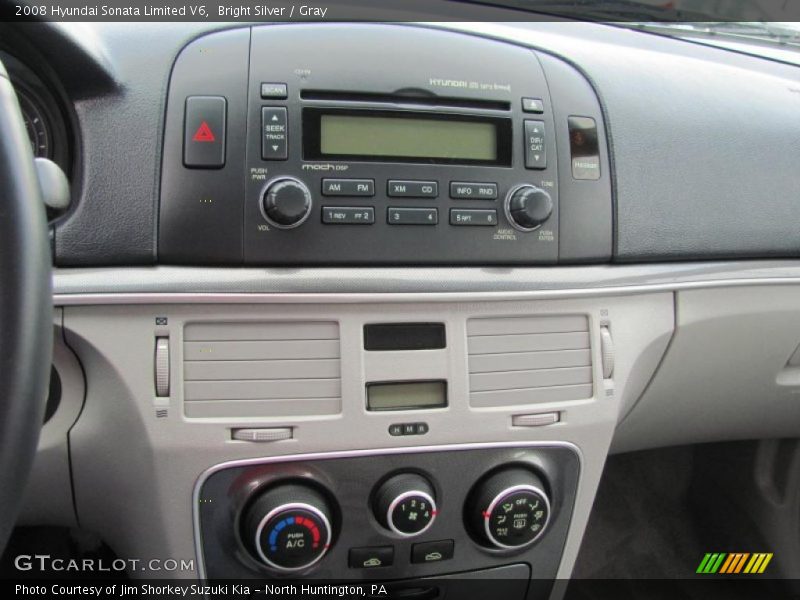 Bright Silver / Gray 2008 Hyundai Sonata Limited V6