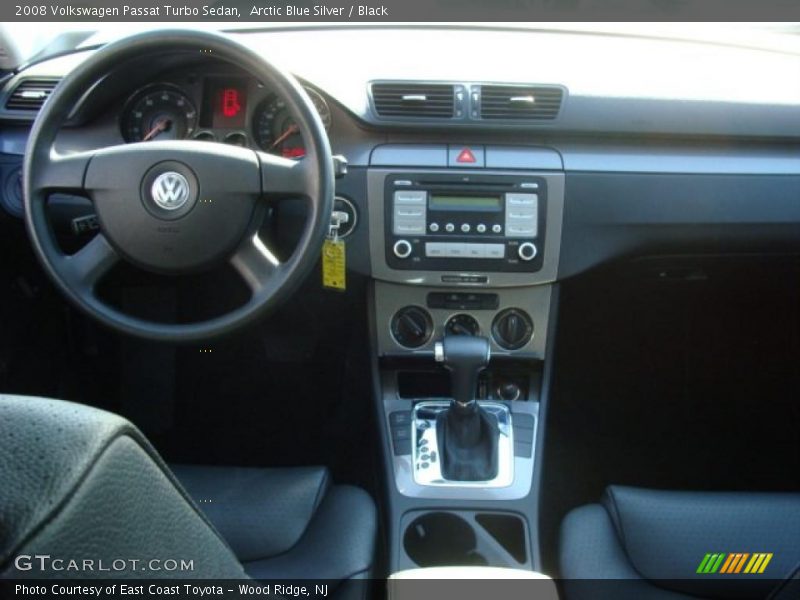 Arctic Blue Silver / Black 2008 Volkswagen Passat Turbo Sedan