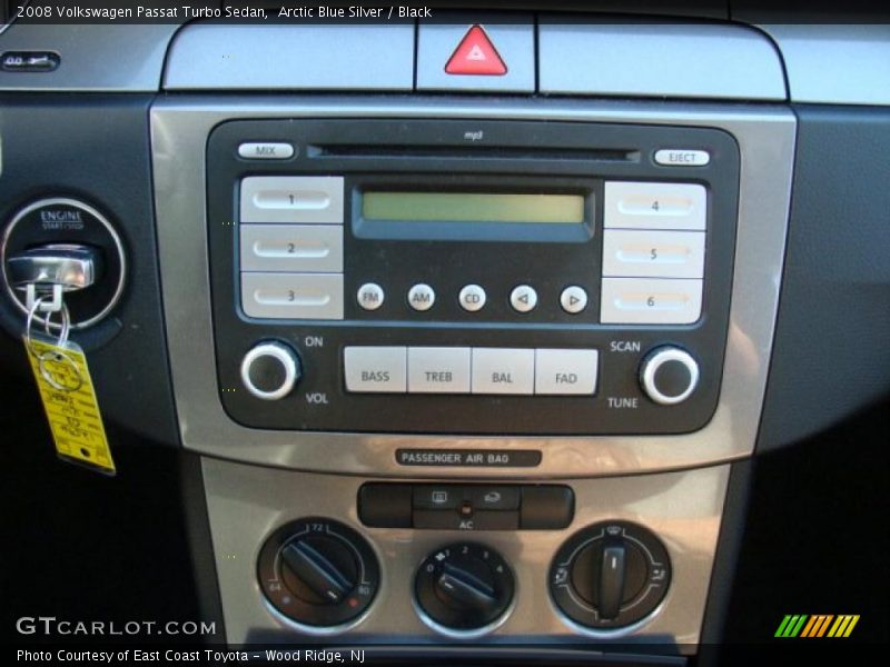 Arctic Blue Silver / Black 2008 Volkswagen Passat Turbo Sedan