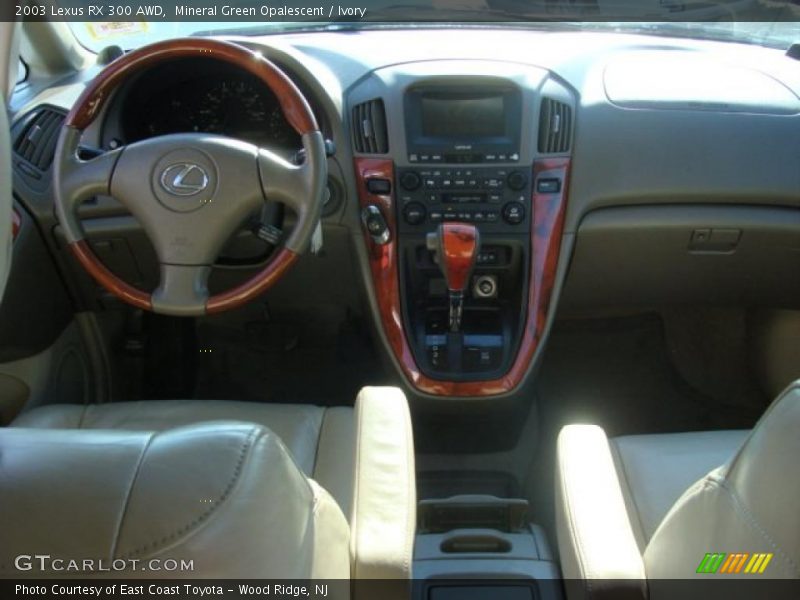 Mineral Green Opalescent / Ivory 2003 Lexus RX 300 AWD