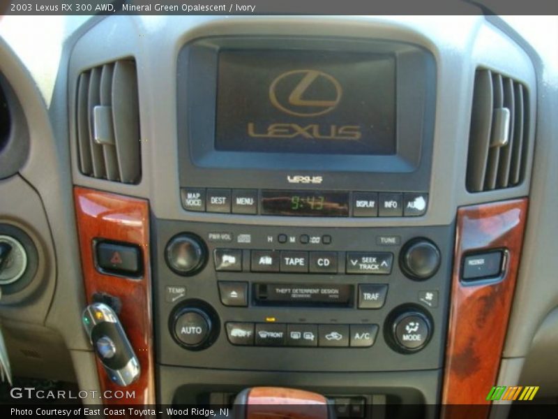 Mineral Green Opalescent / Ivory 2003 Lexus RX 300 AWD