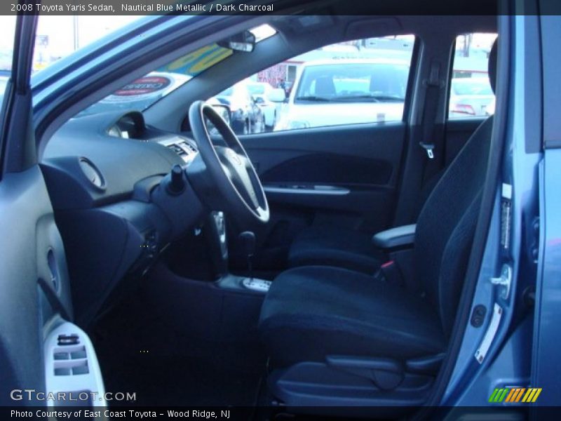 Nautical Blue Metallic / Dark Charcoal 2008 Toyota Yaris Sedan
