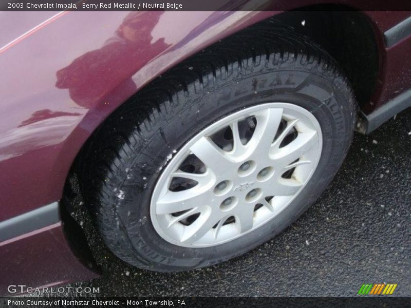 Berry Red Metallic / Neutral Beige 2003 Chevrolet Impala