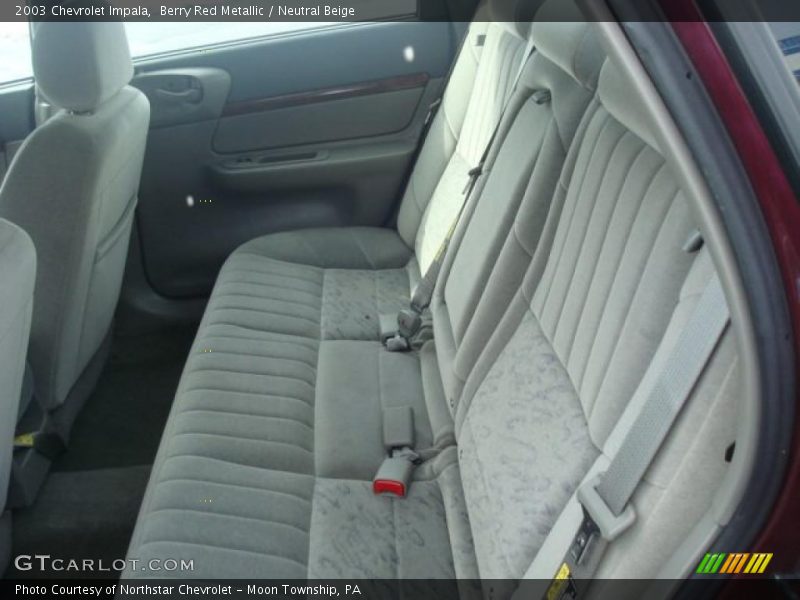 Berry Red Metallic / Neutral Beige 2003 Chevrolet Impala
