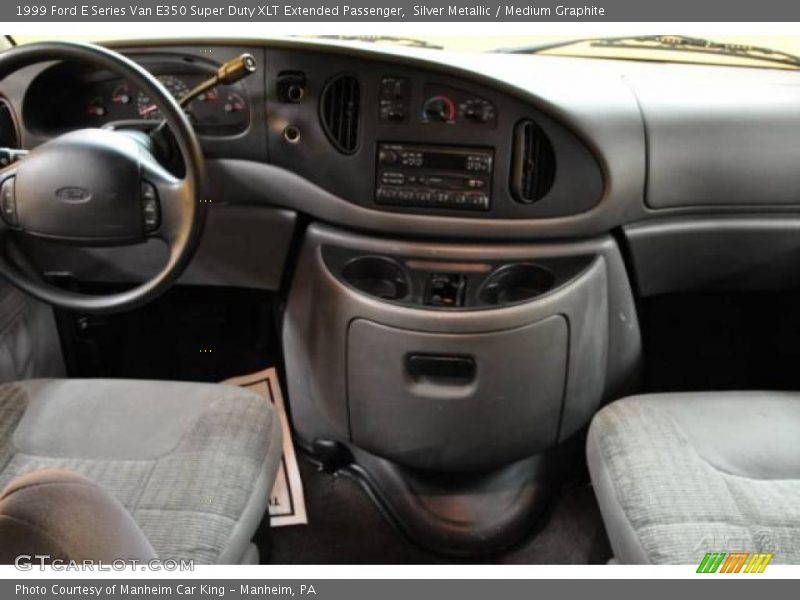 Silver Metallic / Medium Graphite 1999 Ford E Series Van E350 Super Duty XLT Extended Passenger