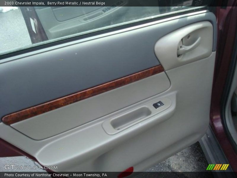 Berry Red Metallic / Neutral Beige 2003 Chevrolet Impala