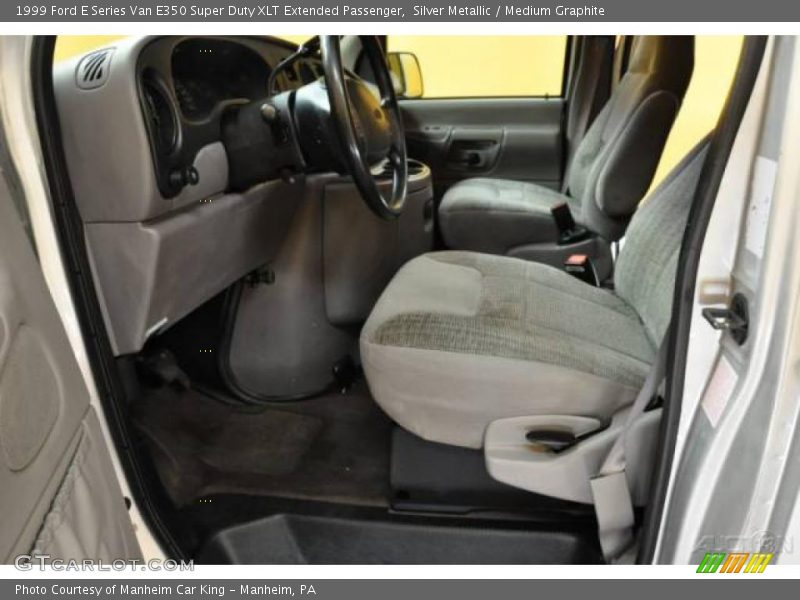 Silver Metallic / Medium Graphite 1999 Ford E Series Van E350 Super Duty XLT Extended Passenger