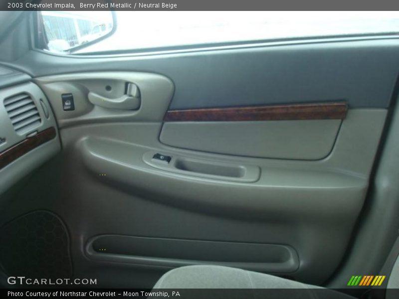 Berry Red Metallic / Neutral Beige 2003 Chevrolet Impala