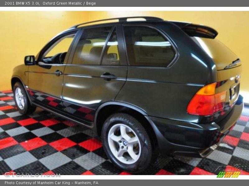Oxford Green Metallic / Beige 2001 BMW X5 3.0i