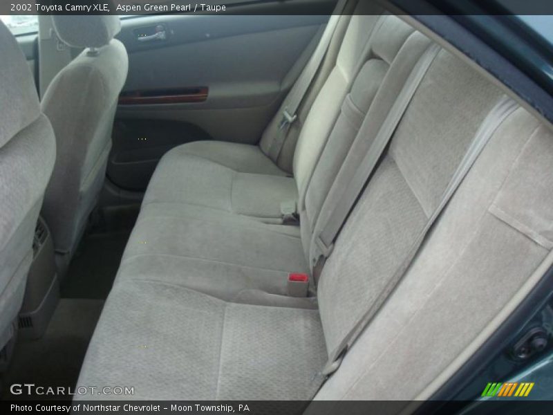 Aspen Green Pearl / Taupe 2002 Toyota Camry XLE
