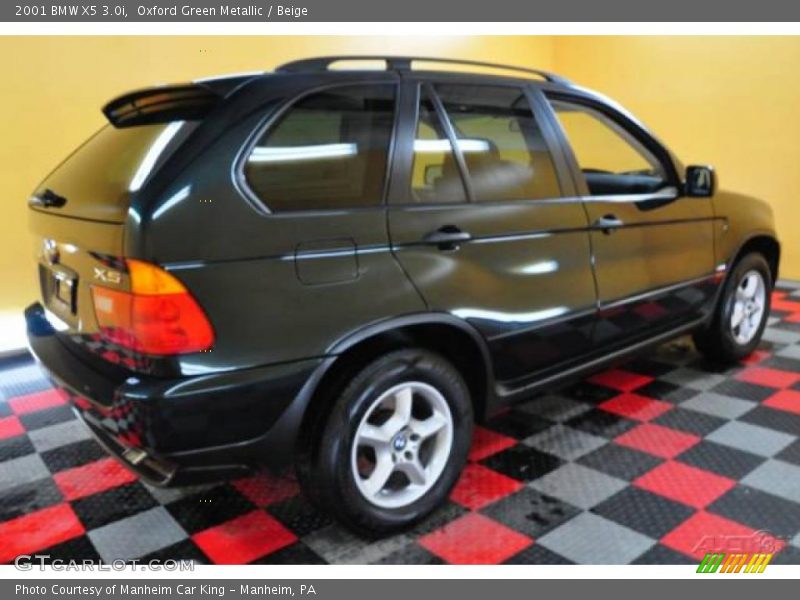 Oxford Green Metallic / Beige 2001 BMW X5 3.0i