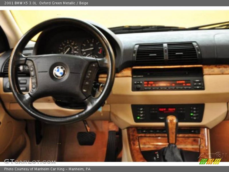 Oxford Green Metallic / Beige 2001 BMW X5 3.0i