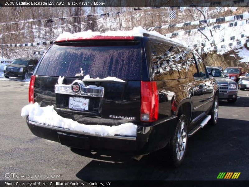 Black Raven / Ebony 2008 Cadillac Escalade ESV AWD