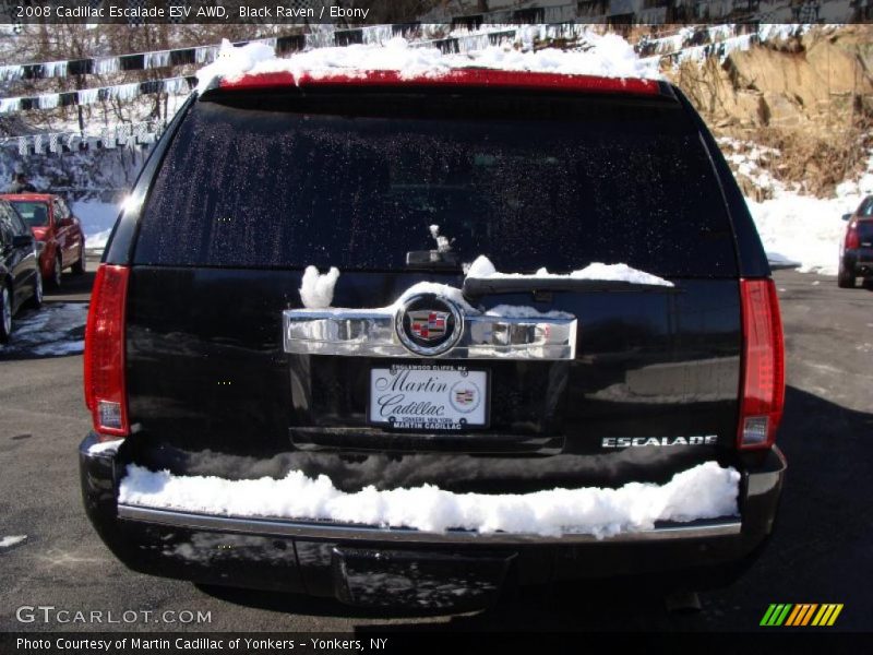 Black Raven / Ebony 2008 Cadillac Escalade ESV AWD