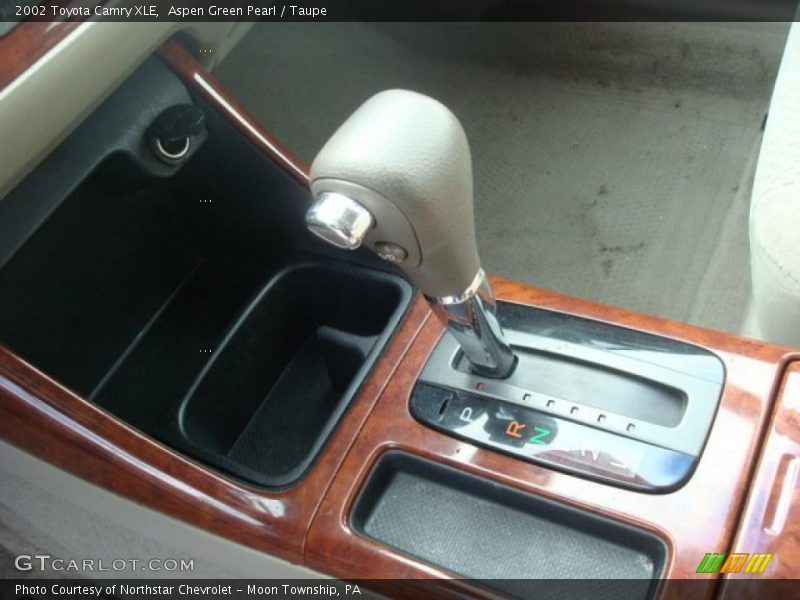Aspen Green Pearl / Taupe 2002 Toyota Camry XLE
