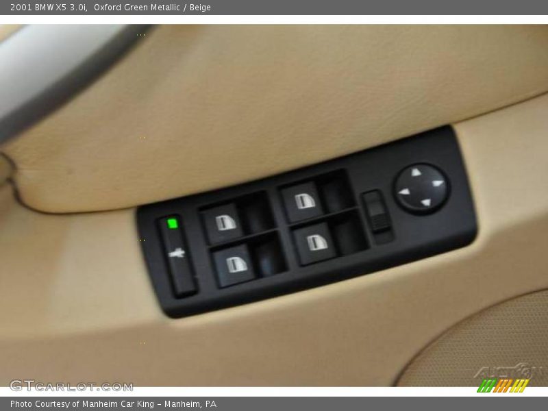 Oxford Green Metallic / Beige 2001 BMW X5 3.0i