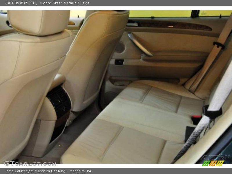Oxford Green Metallic / Beige 2001 BMW X5 3.0i