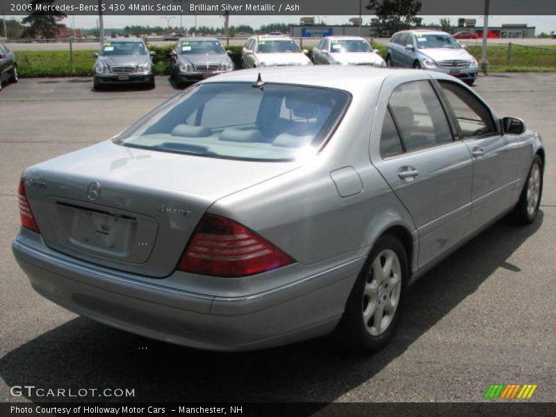 Brilliant Silver Metallic / Ash 2006 Mercedes-Benz S 430 4Matic Sedan